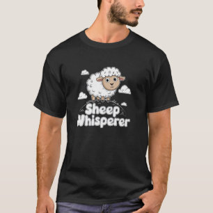 Sheep Whisperer Zoo Safari Animal Lover Field Day T-Shirt