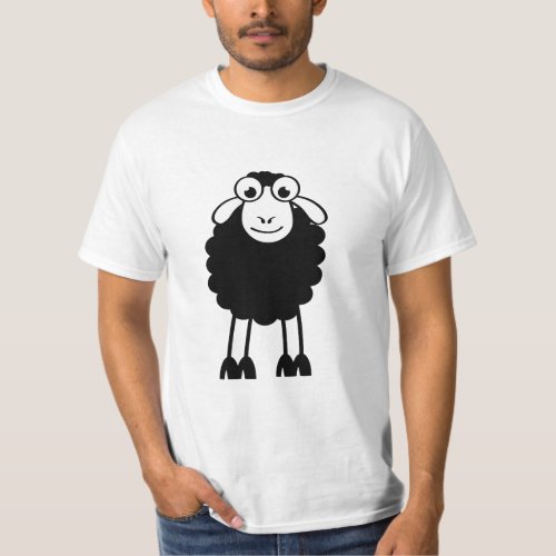 Sheep white or black Dream or sleep T_Shirt