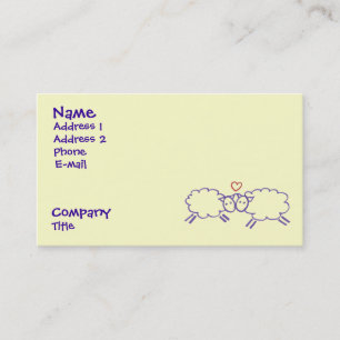 Sheep with Heart Business Card