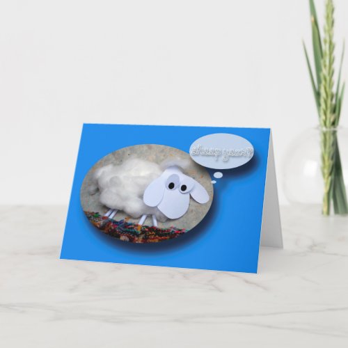 Sheep Year Cute Chinese New Year Birthday Zodiac C Holiday Card