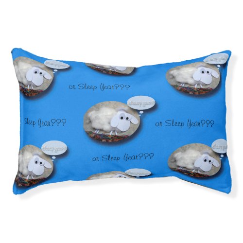 Sheep Year or Sleep Year Cute Pets Bed