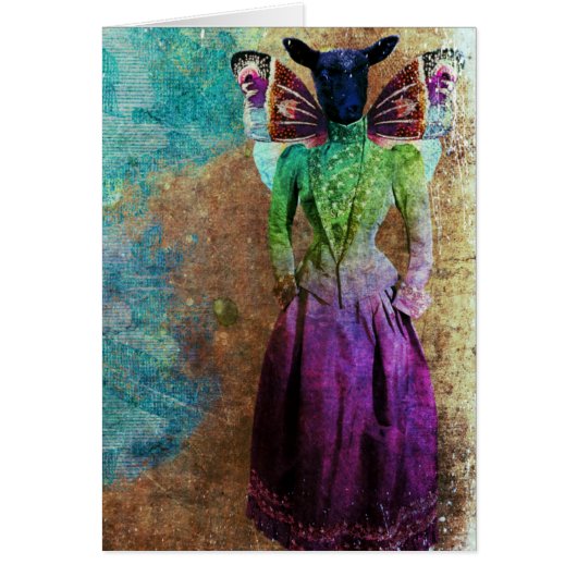 Sheep Zetti Collage Cards (Front)