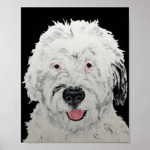 Sheepadoodle Art Poster