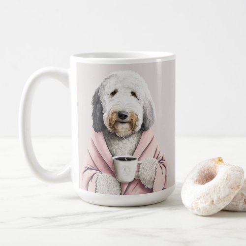 Sheepadoodle goldendoodle labradoodle cute gift coffee mug