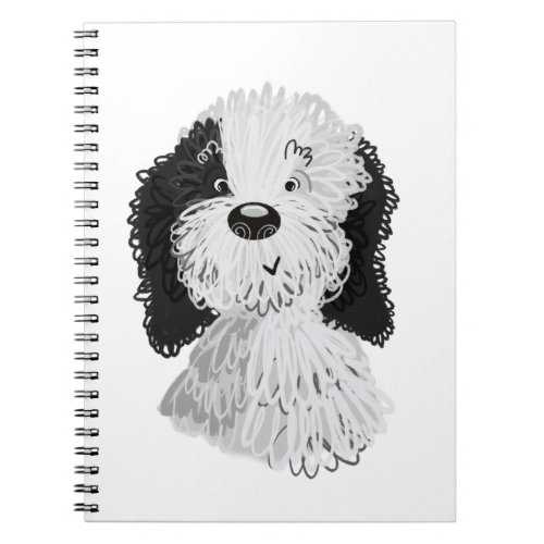 Sheepadoodle hand drawn illustration notebook