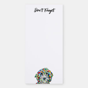 Sheepadoodle Magnetic Notepad