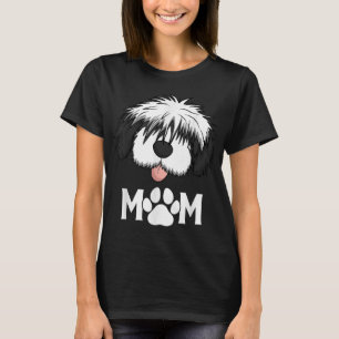 Sheepadoodle Mom Dog Mother Gift Idea for Mother's T-Shirt