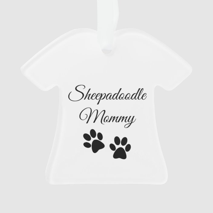 sheepadoodle ornament