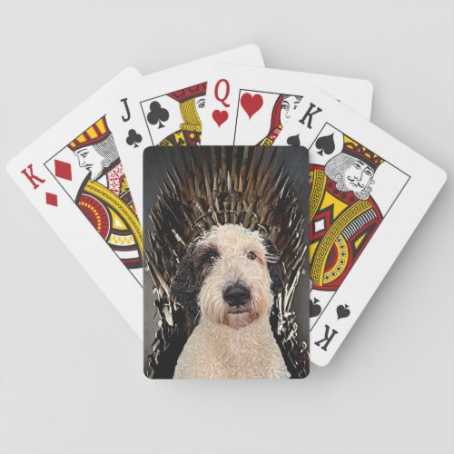Sheepadoodle Playing Cards