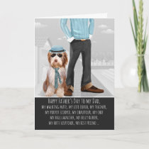 Sheepdog from the Dog Father's Day Card