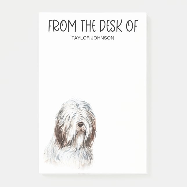 Sheepdog Lover Notes (Front)