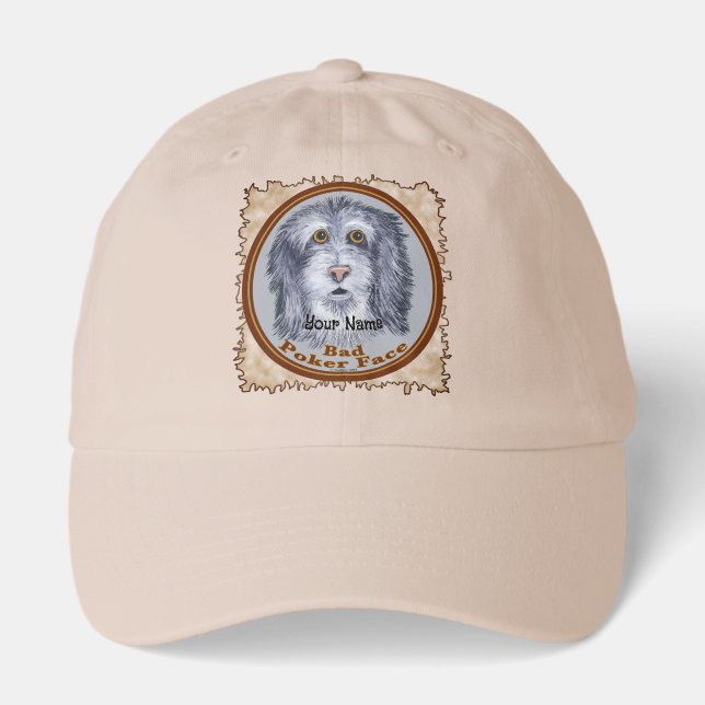 Sheepdog Poker Face Hat (Front)