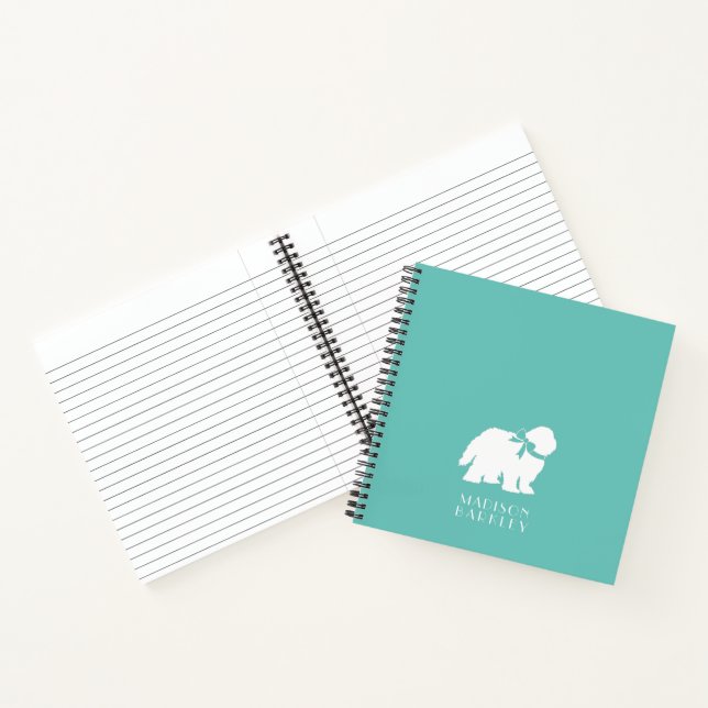 Sheepdog Puppy Old English Sheep Dog Notebook (Inside)