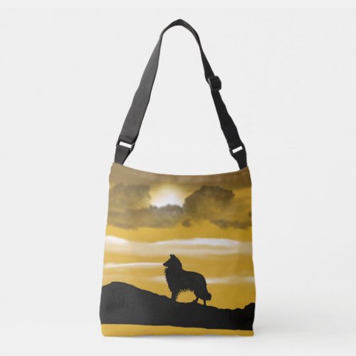 Sheepdog Sunrise Crossbody Bag