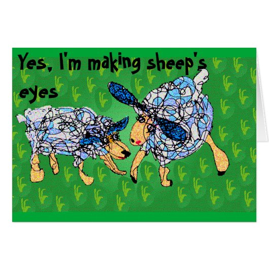 sheepish love cards (Front Horizontal)