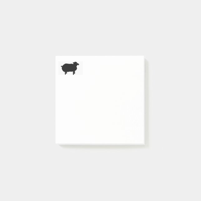 Sheepish Post-it Notes (Front)