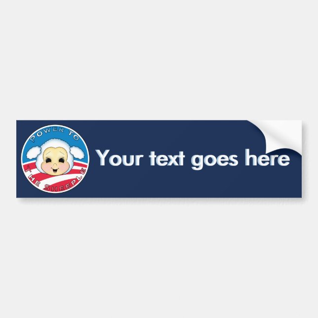 Sheeple: Create Your Own Bumper Sticker (Front)