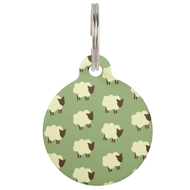 Sheeps Pet Name Tag (Front)