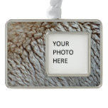 Sheep's Wool Abstract Nature Photo Christmas Ornament