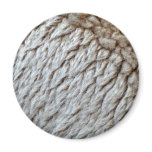 Sheep's Wool Abstract Nature Photo Magnet