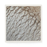 Sheep's Wool Abstract Nature Photo Napkins