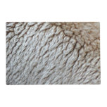 Sheep's Wool Abstract Nature Photo Placemat