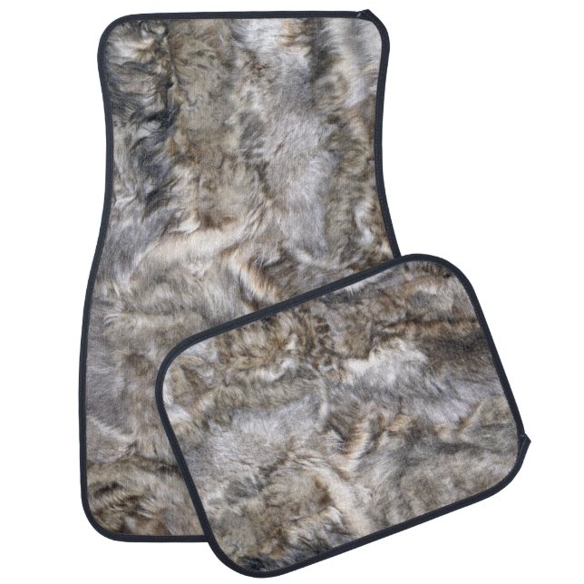 Sheepskin Car Floor Mat (Set)