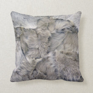 Sheepskin Throw Pillow