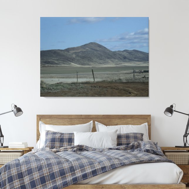 Sheepy Ridge 1 Canvas Print (Insitu(Bedroom))