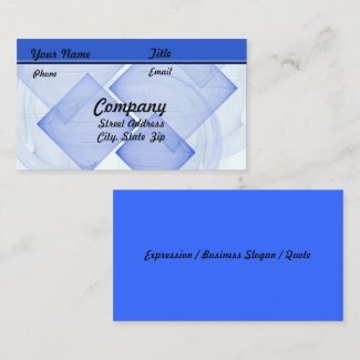 Sheer Blue White Abstract Tile Artwork Template