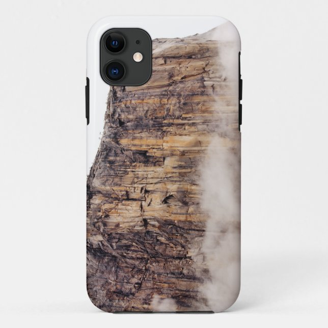 Sheer cliff rising above clouds Case-Mate iPhone case (Back)