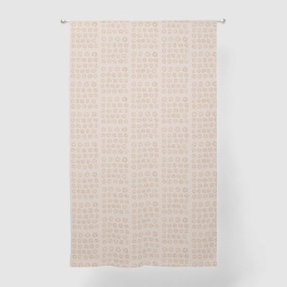 Sheer Curtain Sun Themed