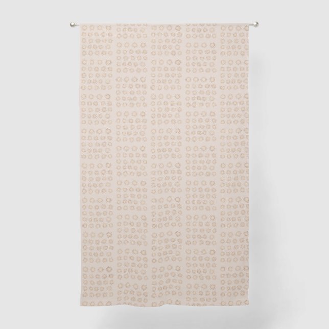 Sheer Curtain Sun Themed  (Front)