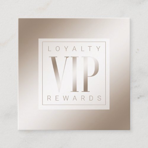 Sheer Elegant Luxurious Champagne Shine VIP Loyalty Card