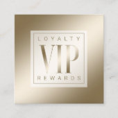 Sheer Elegant Luxurious Golden Shine VIP Loyalty (Front)