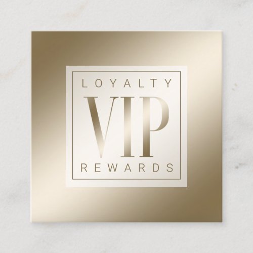 Sheer Elegant Luxurious Golden Shine VIP Loyalty Card