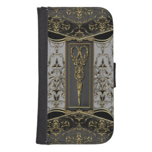 Sheer Hazlehurst Antiqued Scissors 4th Phone Wallet