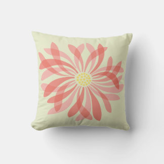 Sheer Wildflower Throw Pillow