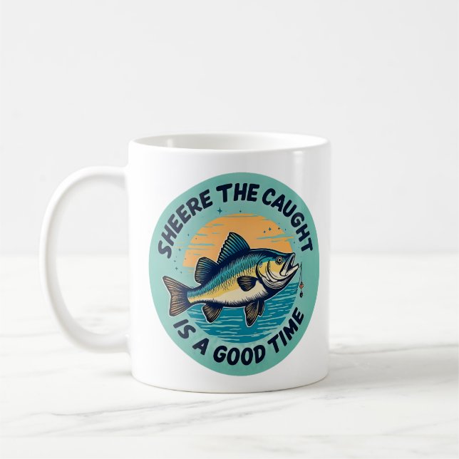 Sheere the Caught Coffee Mug (Left)
