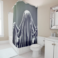 Sheet Ghost Shower Curtain