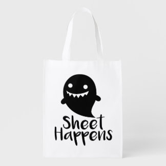 Sheet Happens Grocery Bag