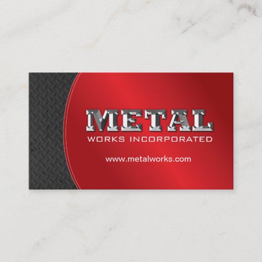 Customizable SHEET METAL WORKER BUSINESS CARD