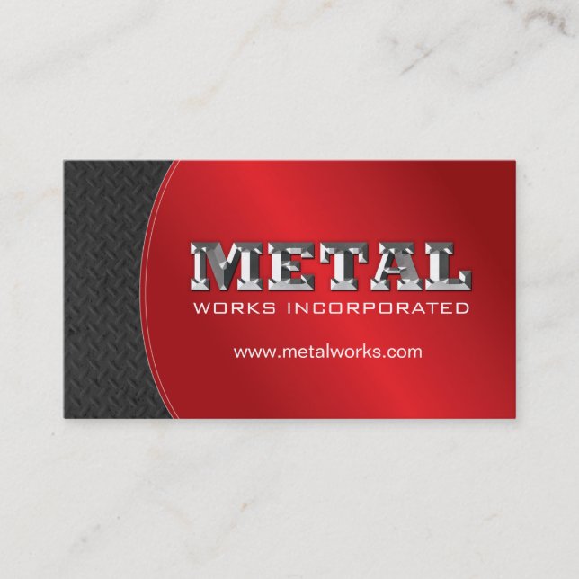 SHEET METAL WORKER BUSINESS CARD (Front)