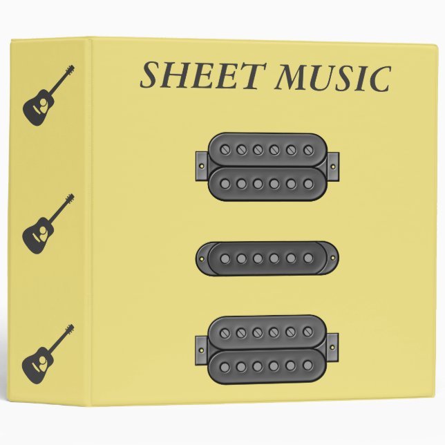 Sheet Music Binder (Front/Spine)