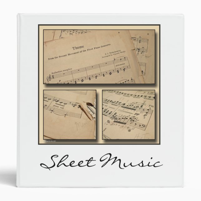 Sheet Music Binder (Front)