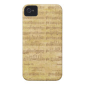 Sheet Music Case-Mate iPhone Case (Back)