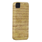 Sheet Music Case-Mate iPhone Case (Back/Right)
