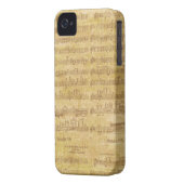 Sheet Music Case-Mate iPhone Case (Back Left)