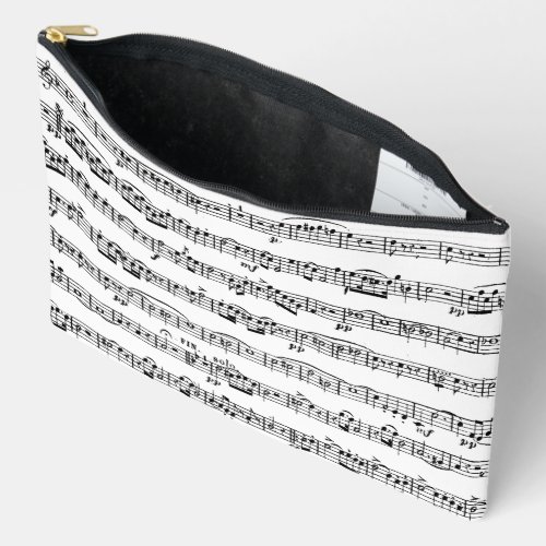 Sheet Music Design Accessory Pouch