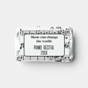 Sheet Music for Piano Recital  Hershey's Miniatures